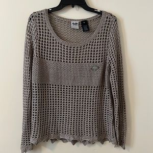 Harley Davidson Crochet Sweater, Gray, XL, Very Good Used Condition